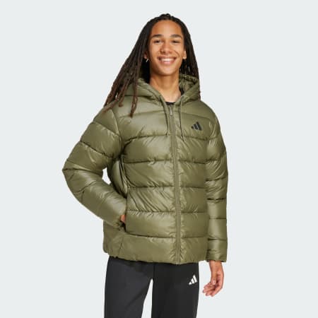 Essentials CLIMAWARM Synthetic Down Puffer Hooded Jackets