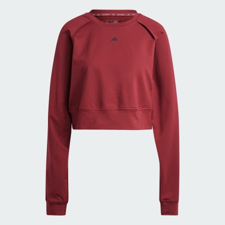 Power AEROREADY Crop Cover-Up Sweatshirt