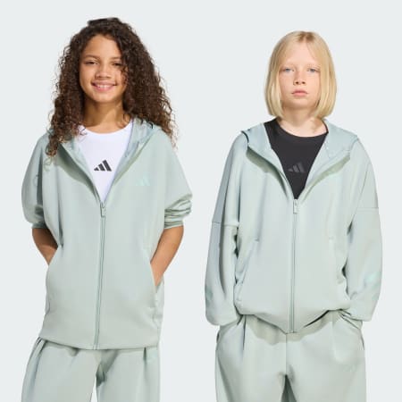 FUTURE ICONS 3 STRIPES FULL ZIP HOODIE