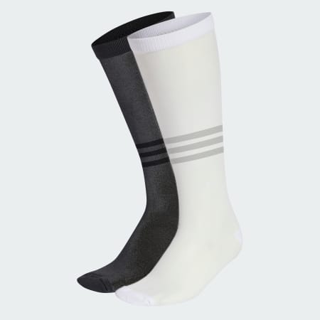 SHEER HIGH CREW SOCKS 2 PAIRS