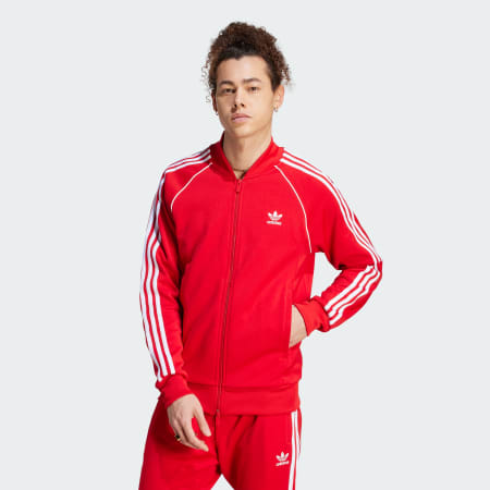 adidas Adicolor Classics SST Track Jacket Red adidas UAE