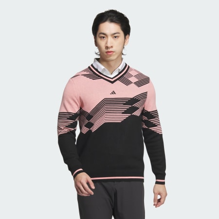 Knit V-Neck Long Sleeve Pullover Sweater