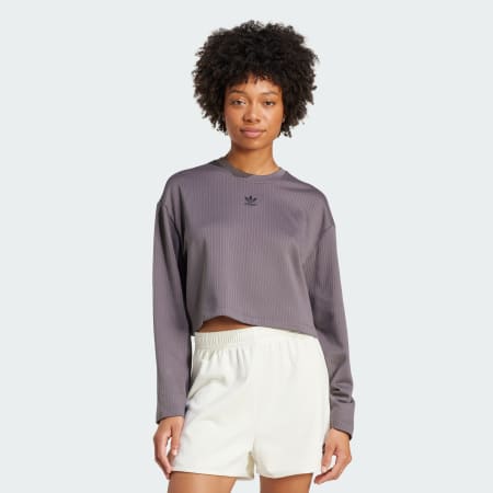 تيشيرت بأكمام طويلة Essentials Winterized Wide Rib