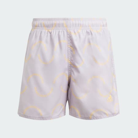 شورت سباحة للأطفال Sportswear Wave Print CLX