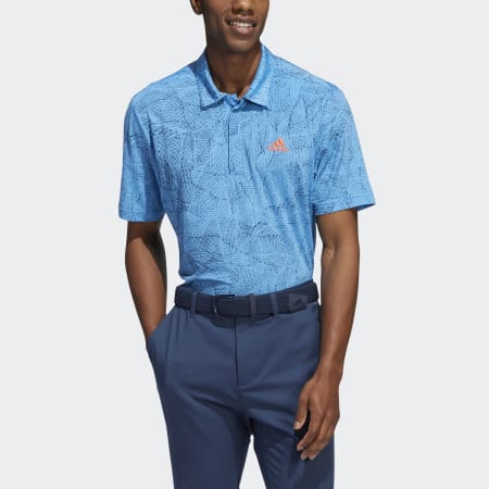 Motion-Print Polo Shirt