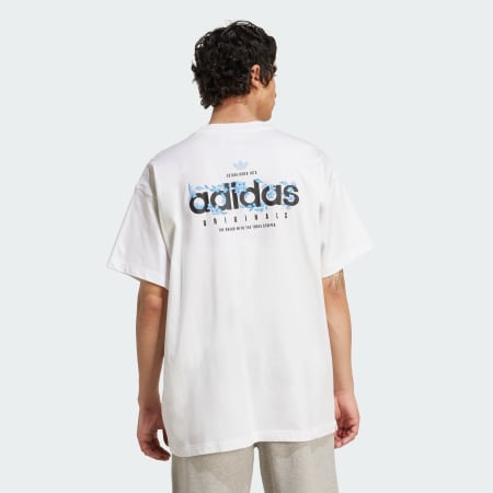 Tricou supradimensionat cu logo floral