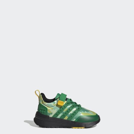 Green adidas shoes youth sale