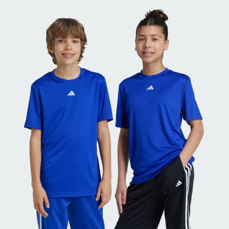 Boys blue adidas shirt online