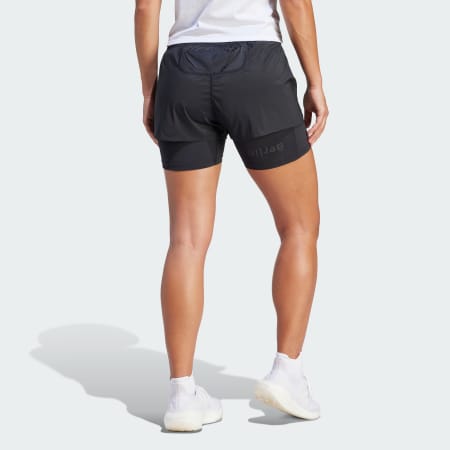 adidas Berlin Running Two-in-One Shorts - Black