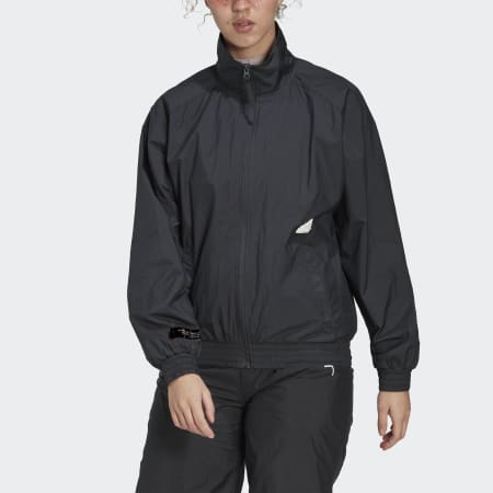 Woven Track Top