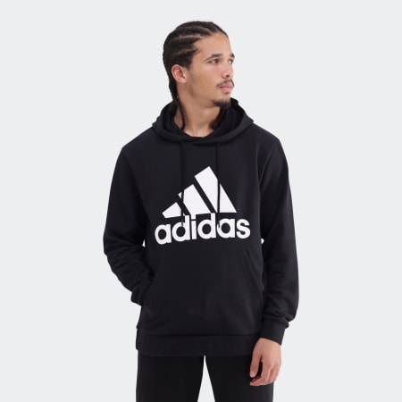 Black Men s Hoodies Sweatshirts adidas ZA