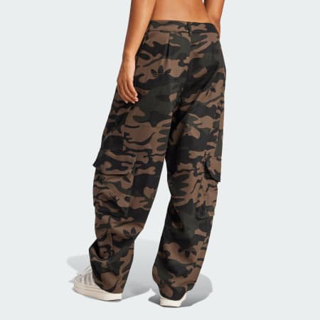 Camo Allover Print Cargo Pants