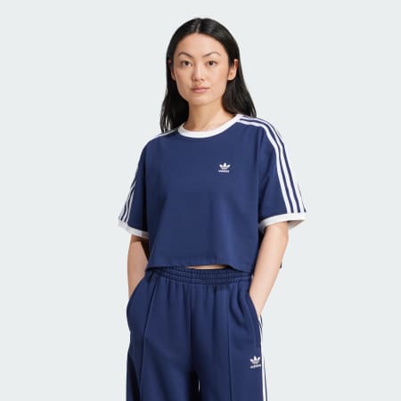חולצת בטן משוחררת Adicolor 3-Stripes