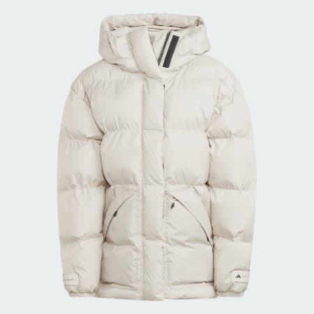 adidas by Stella McCartney Padded Mid-Length Printed Jacket