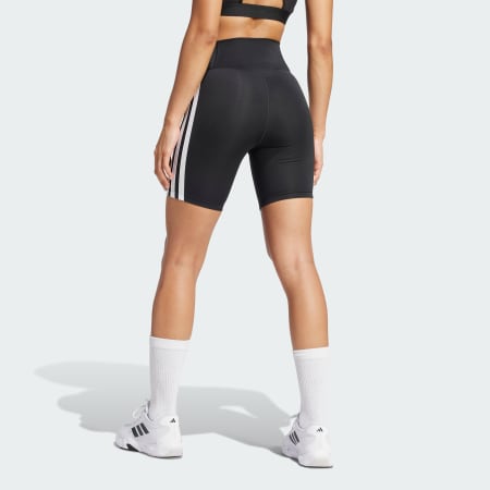 Optime Essentials 3-Stripes Short Leggings