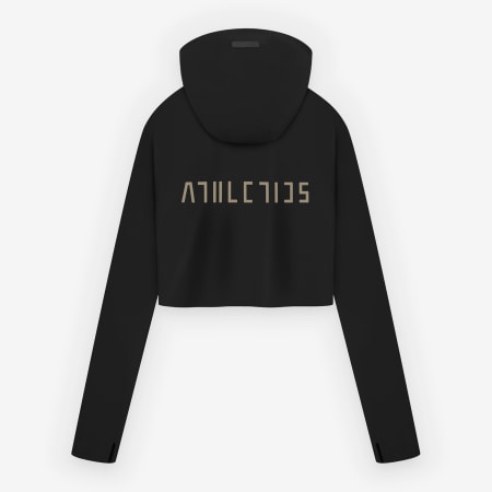 Fear of God Athletics Womens Base Layer Crop Hoodie