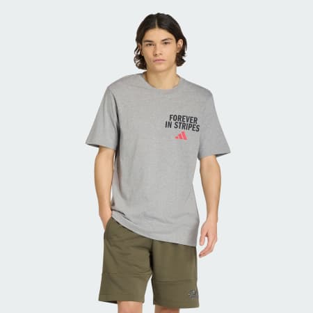 FOREVER IN STRIPES GRAPHIC T-SHIRT