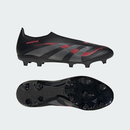 Ghete de fotbal Predator League fără șireturi pentru teren ferm/multi-teren