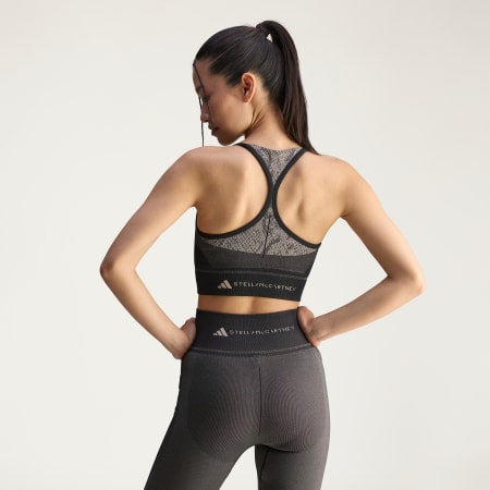 Sutien de yoga fără cusături adidas by Stella McCartney