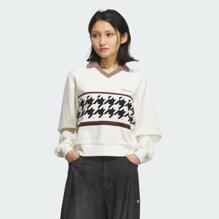 千鳥格運動衫