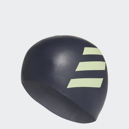 3-Stripes Silicone Swim Cap