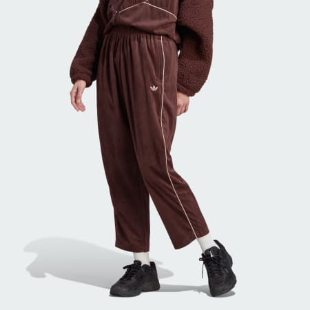 Pants adidas Premium Essentials Wide-leg Pintuck Pants W 'Shadow Brown'  (IL0850)