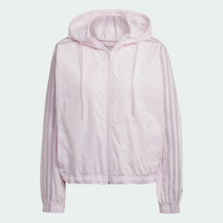 Essentials Repeat Logo Loose Fit Windbreaker