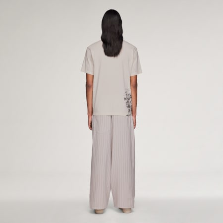Y-3 SPORT UNIFORM PINSTRIPE TRACK PANTS
