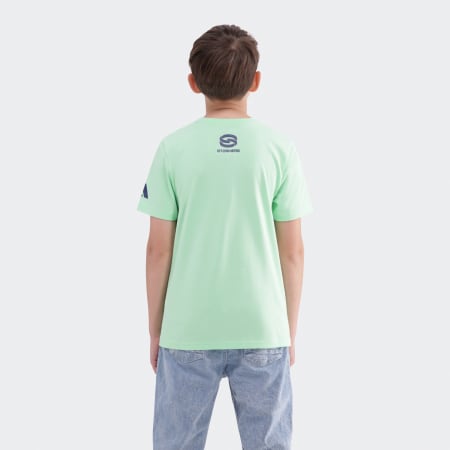 DHL Stormers Junior Graphic Tee Lime Burst