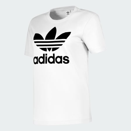 Clothing - TREFOIL T W - White | adidas South Africa