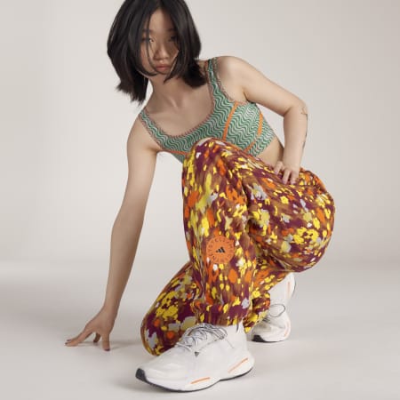 adidas by Stella McCartney Floral Printed Woven Track Pants - Plus Size