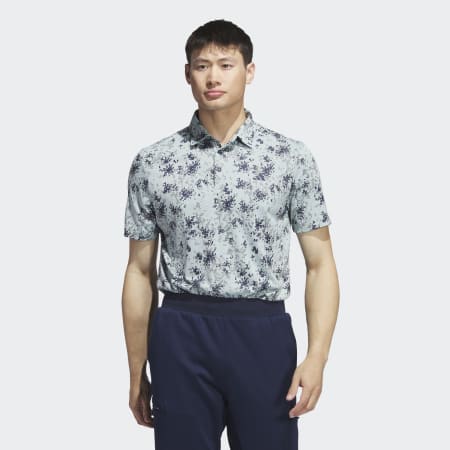 Burst Jacquard Golf Polo Shirt