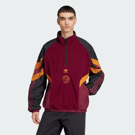 Hanorac polar din fleece AS Roma Originals