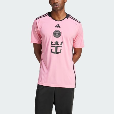 Adidas pink football store shirt