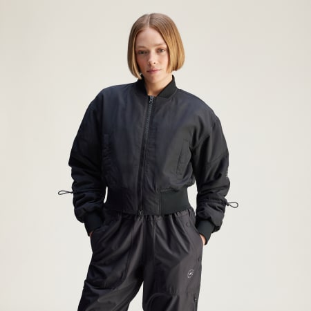 adidas by Stella McCartney TrueNature Woven Bomber Cropped Jacket