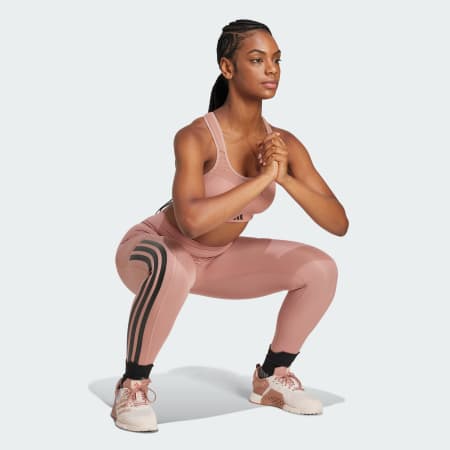 بنطال ضيق Optime 3-Stripes Full-Length