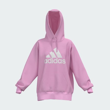 Pastel pink best sale adidas hoodie