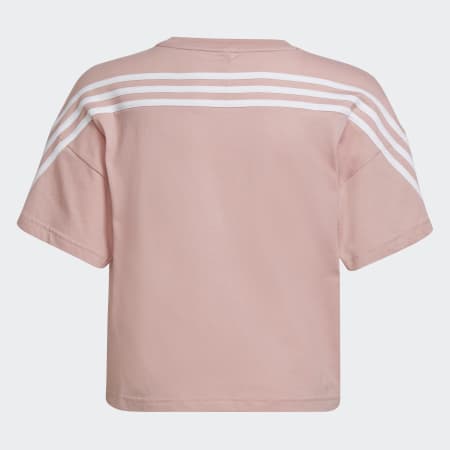 חולצת טי-שירט גזרה משוחררת מכותנה אורגנית Future Icons Sport 3-Stripes
