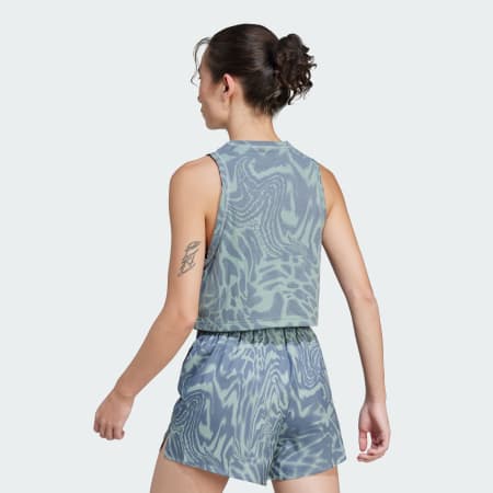 Train Essentials Allover Print Workout Tank Top