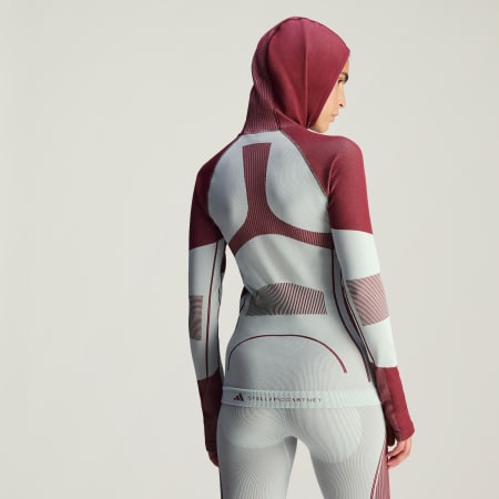 Majica adidas by Stella McCartney TrueNature Ski Seamless Long Sleeve Hooded