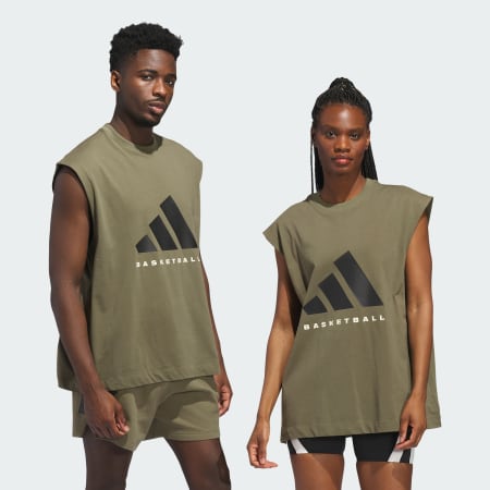 adidas Basketball Sleeveless Tee (Gender Neutral)