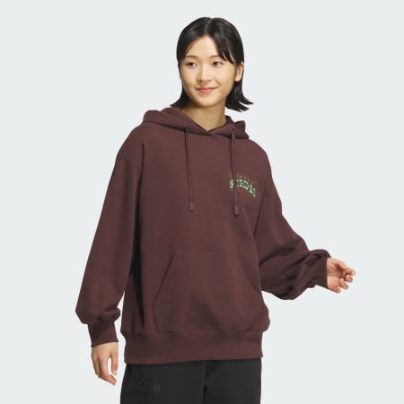 Collegiate Loose Fit French Terry Hoodie