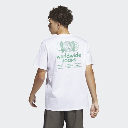 T-shirt Worldwide Hoops City Basketball Graphic