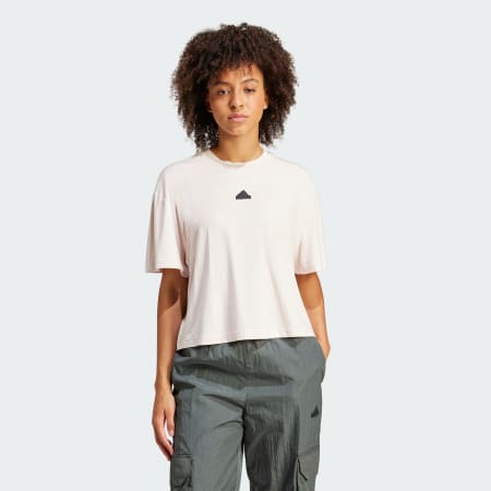 City Escape Loose Crop Tee