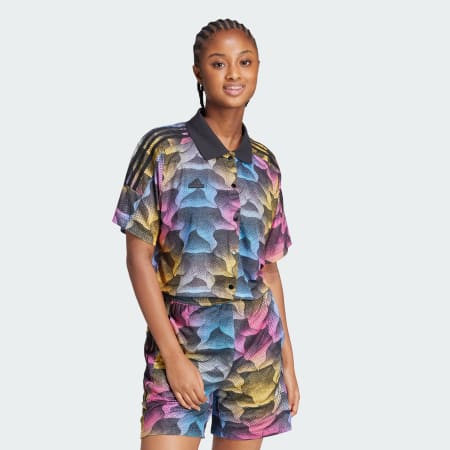 Tiro Print Mesh Summer Shirt