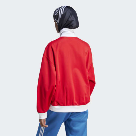 Originals adicolor superstar track jacket in red cw1310 sale