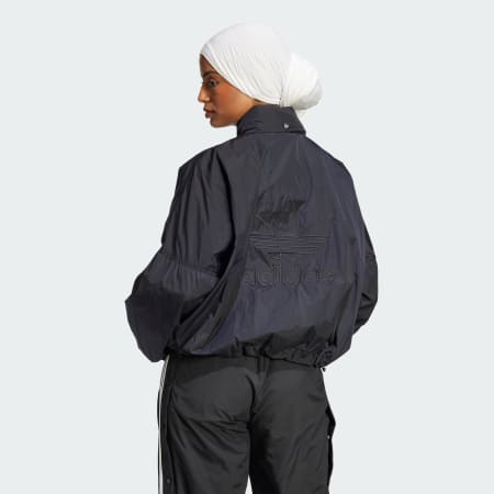 Adicolor Woven Nylon Outline Trefoil Windbreaker