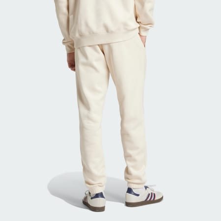 White fleece track pants sale