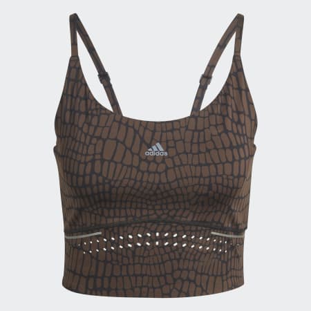 HIIT 45 Seconds Croco Crop Tank Top