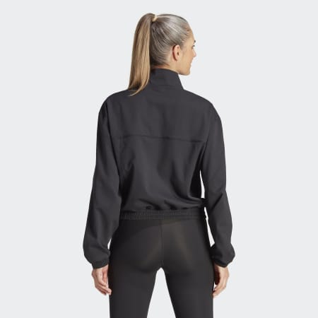 adidas LK Track Essentials adidas Woven Quarter-Zip AEROREADY Train | - Black Jacket